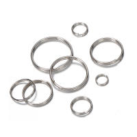 50pcs Conector De Llavero Para Fabricación De Llaveros DIY Hallazgos Metálicos De Plata De Titanio Para Toda La Vida - details 3