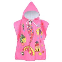 Cape Toalla De Playa Con Capucha Para Niña Princesa Sirena Niño Pequeño Toalla De Piscina Baño Camping Poncho De Baño Talla True Fit Microfibra Animal - details 1