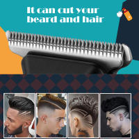 Kemei Afeitadora Eléctrica Para Hombres Trimmer De Pelo Profesional Corte De Barba Máquina De Afeitar Recargable Universal Carbon Steel - details 2
