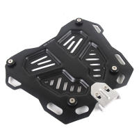 Accesorios De Moto: Alforja De Acero Inoxidable 45L/55L/65L Con Base De Liberación Rápida Y Placa De Fundición Para Equipaje De Motocicleta - details 4