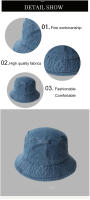 Sombrero De Pescador Estilo Japonés Para Hombres Y Niñas Cubre El Rostro O El Basin Versátil Para Parejas Sombrero De Pescador Gran Alas Para Exterior - details 3