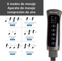 Masajeador De Piernas Con Presión De Aire Para Relajación Muscular Y Drains Líquidos 360° Promueve La Circulación Sanguínea - details 3
