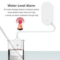Sensor De Fuga De Agua Zigbee Tuya Detector De Humedad Para Casa Inteligente Compatible Con Smart Life Y Tuya Smart - details 7