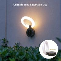 1/4PCS Luces Solares Impermeables Para Exterior Iluminación Atmosférica Luz De Pared Lámpara De Jardín Para Decoración De Balcones Y Jardines - details 1