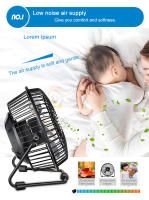 Ventilador USB Mini De 4/6 Pulgadas Para Oficina Y Viajes Portátil Para Niños Bebés Y Niñas Pequeñas Breeze Silencioso De Ferroaluminio Para Escritorio - details 3