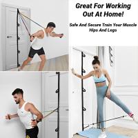 Anclaje De Puerta Para Bandas De Resistencia Ejercicios De Fitness Portátil Cuerda De Tensión Con Hebilla Y Cinturón Sin Necesidad De Perforaciones Adecuado Para Todas Las Partes Del Cuerpo - details 1