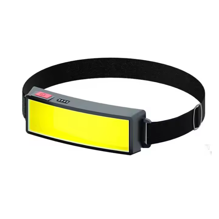 Lámpara Frontal LED COB 180° Con Luz De Inundación 3 Modos Recargable Por USB Lámpara De Cabeza Para Senderismo Y Acampar - 1