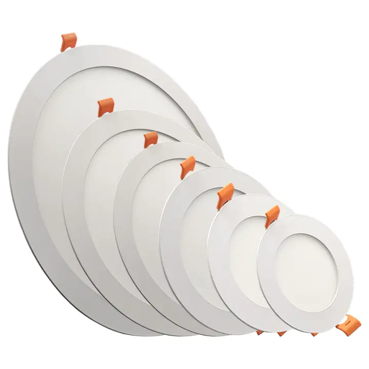 Placa Slim LED  Circular - OSRAM Chip - Downlight Empotrable, Luz  Seleccionable 2700K-4000K-5700K - 3CCT - CRI +85 - 1