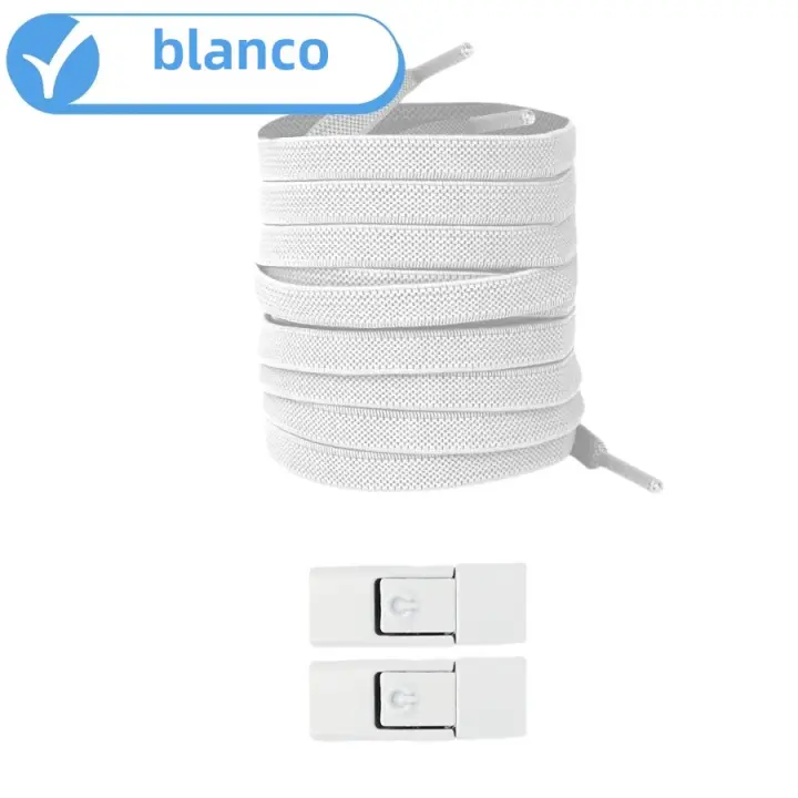 Alpargatas Sin Cordones 8MM 2023 Cierres De Presión Antideslizantes Para Niños Y Adultos Laces Elásticos Para Zapatos Planos - 1