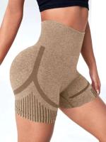 Shorts De Yoga Para Mujer Cintura Alta Fitness Running Pantalones De Gimnasio Levantamiento De Glúteos Sportswear Yoga Push up Shorts De Entrenamiento - details 24