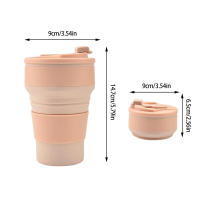 Bote De Viaje Plegable De Silicona Reutilizable 500ml Copa Plegable Para Acampar Al Aire Libre Recursos Naturales Ecológicos - details 6