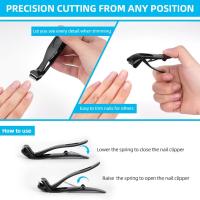 Cortaúñas de Cabeza para Personas Mayores, Cortaúñas ergonómico para Uñas Grutas, Curvado - details 1