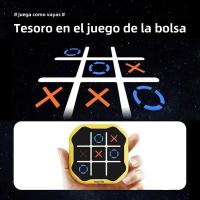 Juego De Ajedrez Portátil 3 En 1 Tic-Tac-Toe Para Niños Juguete Educativo Mano a Ojo Juego De Mesa Familiar Regalo De Cumpleaños - details 2