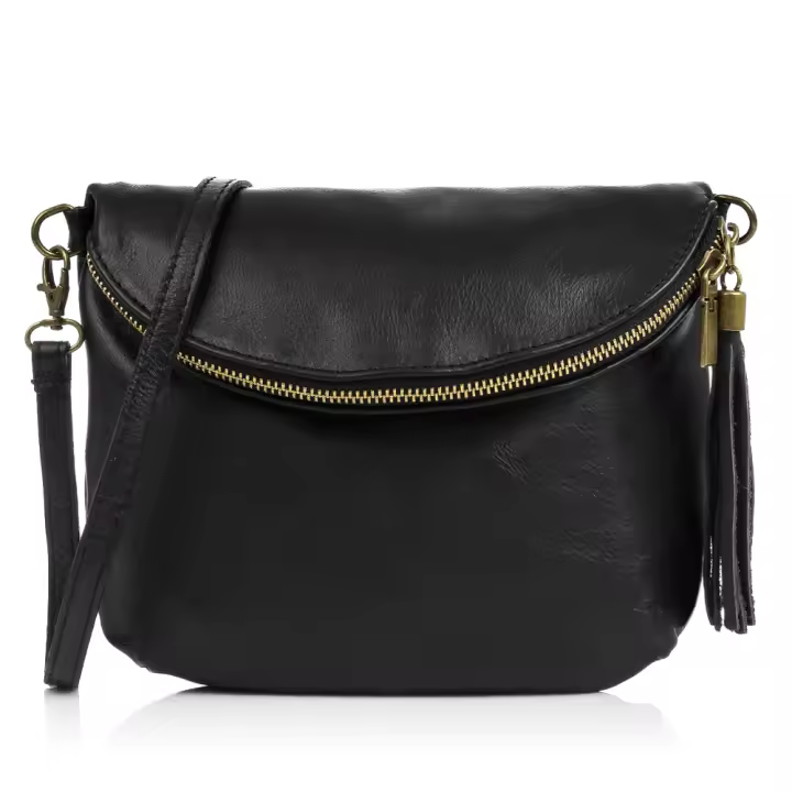 Firenze Artegiani. Ancona Bolso bandolera Mujer.Piel auténtica Sauvage. Made in Italy. Vera Pelle Italiana. - 1