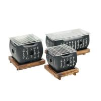 Barbacoa Portátil De Carbón Con Gran Capacidad Para Exteriores Estilo Coreano Horno De Alimentos Ahorrador De Espacio Fácil De Limpiar Y Reutilizar - details 3