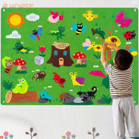 Juego De Pintura Con Tema De Insectos Para Niños Tablero De Peluche De Historias Con Pegatinas De Mariposa Y Caracol Juguetes Educativos Para El Aprendizaje Temprano - details 0