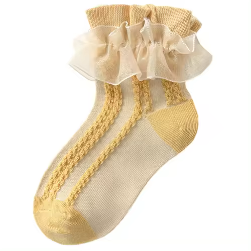 Medias De Princesa Para Niñas Lawadka Con Encaje Y Tútulo Algodón Y Spandex Adecuadas Para Danza Y Diario Edad 1-15 Años - 1
