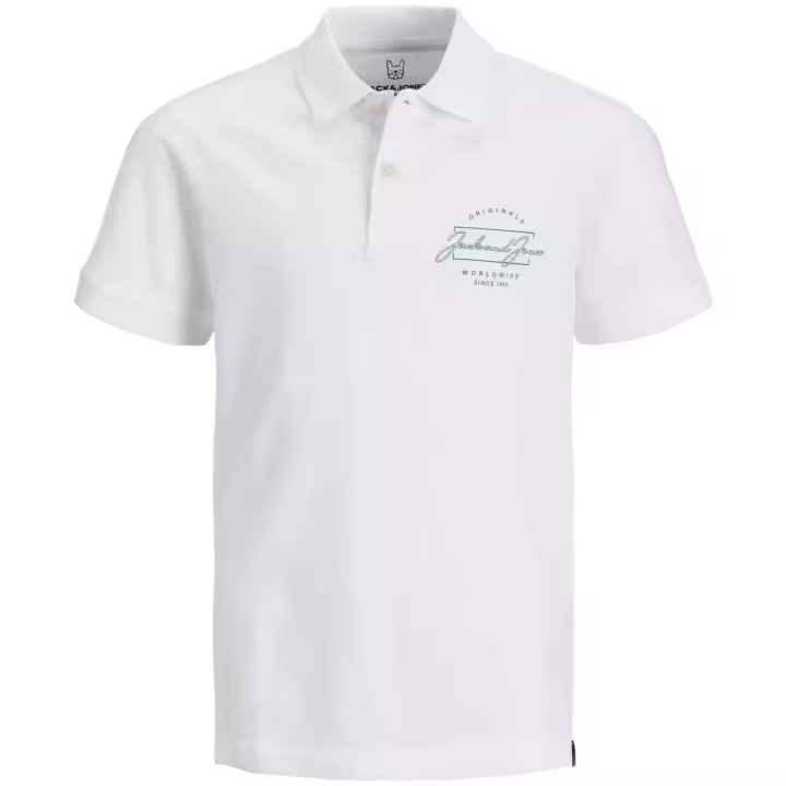 Camiseta marca Jack & Jones modelo 12213549-Blanco para niñ@ en color blanco - 1