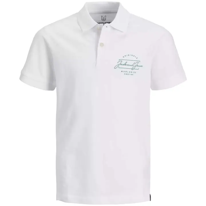 Camiseta marca Jack & Jones modelo 12213549-Blanco para niñ@ en color blanco - 1