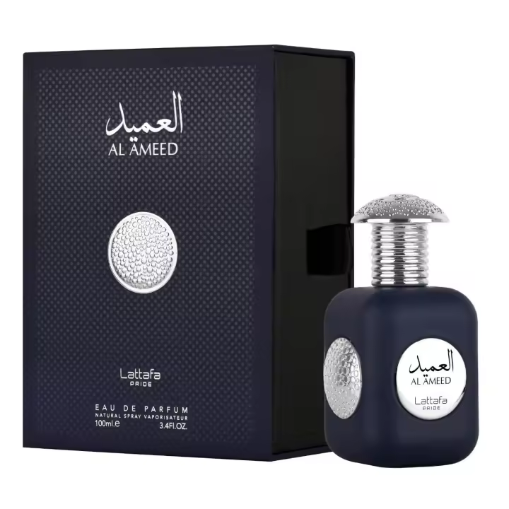 Lattafa Pride Al Ameed Eau de Parfum Unisex 100 ml 38252 – Fragancia Cítrica y Especiada con Notas de Mandarina, Piña y Cuero - 1