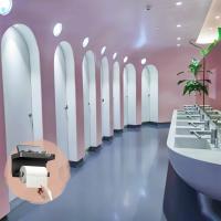 Soporte De Papel Toalla De Baño Espacioso Y Guardaespaldas Montado En La Pared Con Estante Perforado Para Almacenamiento - details 6