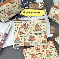 Monedero Mini Portátil De Capybara Lindo Impermeable Para Almacenamiento Cofia De Llaves Pequeña Monedero Para Adultos De Cuero - details 8