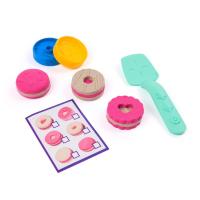 SPIN MASTER - KINETIC SAND - KIT CAJA DE GALLETAS: 227 g de Arena Mágica Rosa y Marrón, 2 Moldes, 1 Herramienta y Caja de Almacenamiento - 6071549 - Kit Manualidades niños - Juguetes Niños 3 Años + - details 2