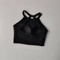 Nueva Sports Bra 2024 Para Mujer Con Almohadillas Fijas Antigolpes Running Exterior Yoga Ropa De Gimnasio Top Deportivo Transpirable Nylon Spandex - details 4