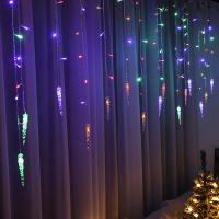 Luces De Navidad LED De Ceniza Para Exterior Decoración De Jardín Calle Y Plaza En Forma De Gota De Agua Método De Instalación Auto-contenido - details 8
