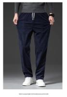 Pantalones Casuales De Corduroy Para Hombre Corte Recto Moda Negocios Verano Otoño Ajuste Regular Ropa Maleza - details 16
