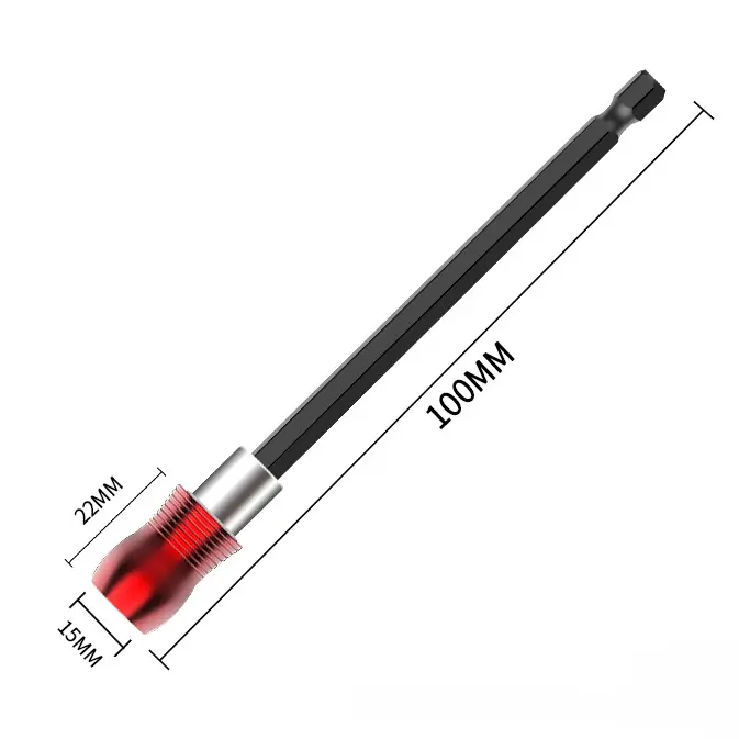 Soporte De Broca Magnético Eléctrico Con Retención Rápida De Hexágono 1/4 Pulgada Y Extensión Rod 60/100/150mm Herramienta De Trabajo Para Electrónica - 1