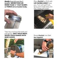 Cesta De Barbacoa Redonda Para Asar Al Aire Libre Recipiente De Barbecue Ecológico Para Viajes Y Camping Accesorio De Cocina - details 1