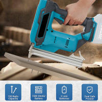 Brushless Cordless F30 Electric Nail Gun Wireless Stapler Nailer Woodworking Lithium Battery For Makita 18V Battery - details 3