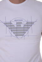 Armani Jeans AJ Algodón Hombre Blanco camiseta 6Y6T126J0AZ 1100 - details 2