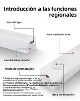 Lámpara Nocturna LED Inalámbrica Con Sensor De Movimiento Para Armario Y Escaleras Luz Inductiva Portátil Detector Rectangular Recargable - details 8
