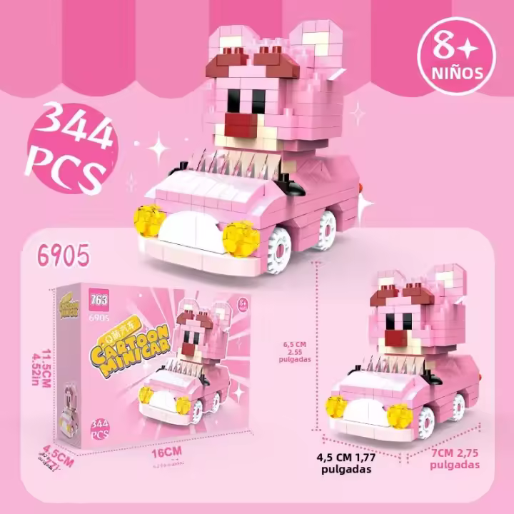 Bloques De Construcción Hello Kitty Melody Personaje De Dibujos Animados Modelo Artesanal Para Niños Regalos Juguetes Educativos - 1