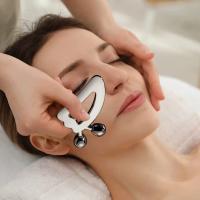 Herramienta De Masaje Gua Sha Con Bola De Rodillo Para Masaje Facial Y Corporal Herramienta De Levantamiento De Piel Y Acondicionamiento De Cutis - details 3