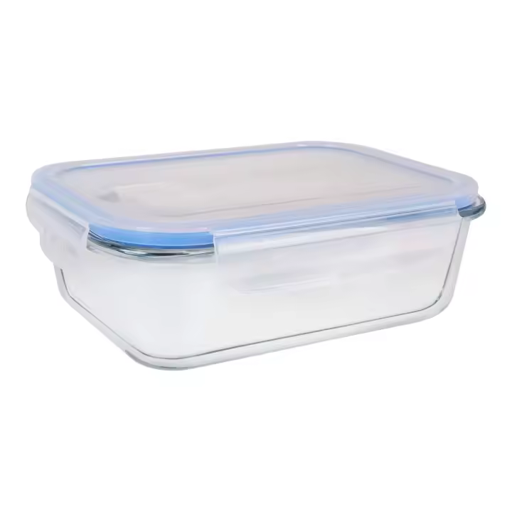 QUTTIN - Fiambrera Hermética Rectangular 20.5x15.3CM - Práctica y Funcional con Tapadera Hermética - Mantiene Alimentos Frescos y Seguros con Cierre Seguro | Amystyle - 1