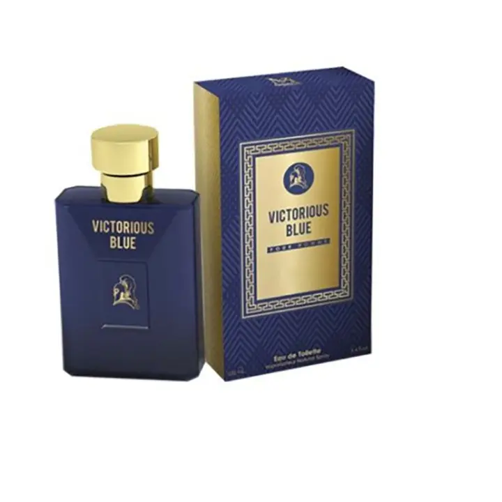 VICTORIOUS BLUE Eau de Toilette para hombre 100ml Montage Brands Fragancia inspirada en otros perfumes Pour Homme Colonia - 1