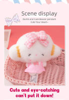 Llavero De Peluche Sanrio Cogimyun Kuromi 10cm Muñeco De Algodón PP Colgante Para Mochila Regalo Para Estudiantes Con Oso Y Nube Kawaii - details 3