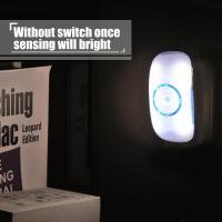 Luz Nocturna Con Sensor De Movimiento PIR 18 LED ZEYEILY 80-260V EU/US Plug Sensor De Luz Emergencia 3 Pack ABS LED - details 6