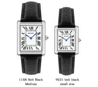 Reloj De Cuarzo SANDA Con Numeros Romanos En Cuero Acero Inoxidable Resistente Al Agua Para Hombres Y Mujeres Estilo Casual - details 12