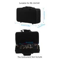 Estuche Para Clarinete Bb Gig Bag Mochila Portátil Resistente Al Agua Con Almohadilla De Espuma De 600D Y Correa De Hombro Ajustable - details 5