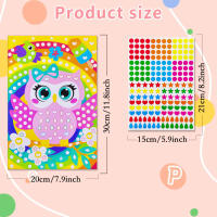 Libro De Coloreado DIY Con Puntos Para Niños Animal Cartoon Dibujo Mosaico Puzzle De Pegatinas Juguete Educativo Creativo - details 3