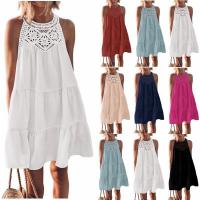 Vestidos de Mujer sin Mangas vestidos bohemios con recte vestidos de Playa de una línea - details 2