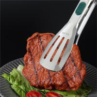 Pinzas De Alimentos Antideslizantes De Acero Inoxidable Para Barbacoa Hervir Salada Y Pan Herramientas De Cocina Accesorios De Buffet - details 3