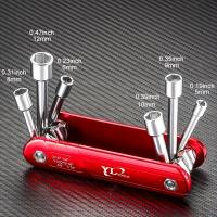 Juego De Herramientas Portátil Con Funda Llavero Plegable Multifuncional Para El Hogar Y Exteriores 6 Pulgadas Material De Acero Cromo Vanadio - details 7