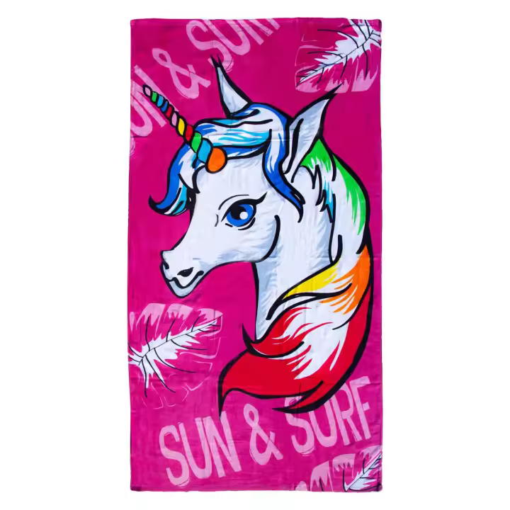 TOALLA ESTAMPADA UNICORNIO - 1