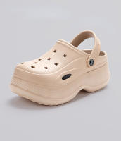Sandalias De Talón Grueso Para Mujer Verano 2024 Clogs Con Plataforma Antideslizantes EVA Zapatos De Jardín Para Playa Nocturnos - details 5