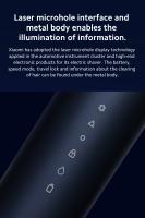 Afeitadora Eléctrica Portátil XIAOMI MIJIA S700 Cabeza Flexible IPX7 Impermeable Afeitadora De Barba Trimmer Corte Washable 30 Días - details 16